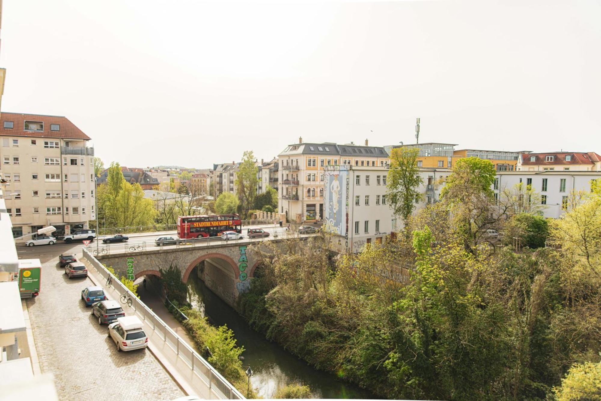 Prime - 2 Zimmer Wohnung Direkt Am Fluss 莱比锡 外观 照片